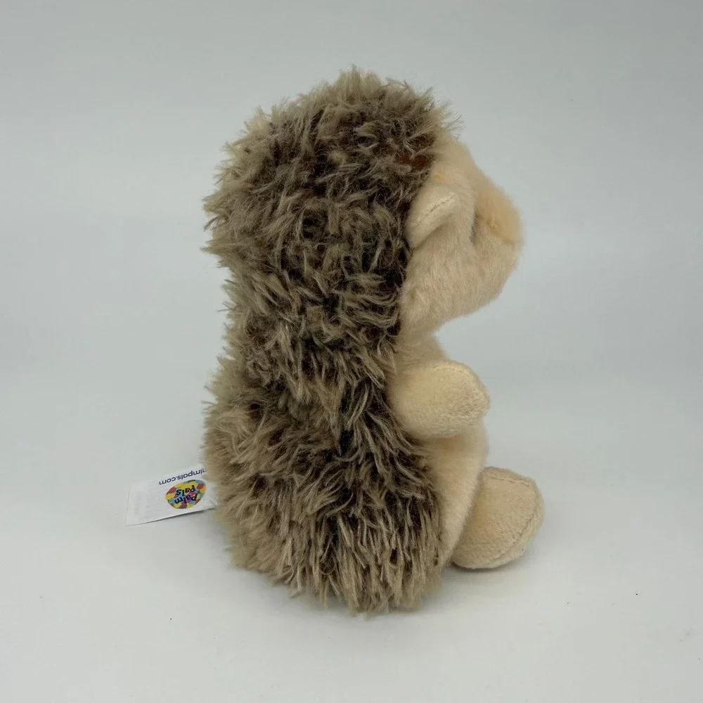 Aurora Palm Pals Hedgie Hedgehog Plush Tan Brown Fuzzy Stuffed Animal 2023
